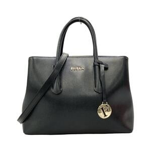 Furla Tessa Shoulder Bag Crossbody Black